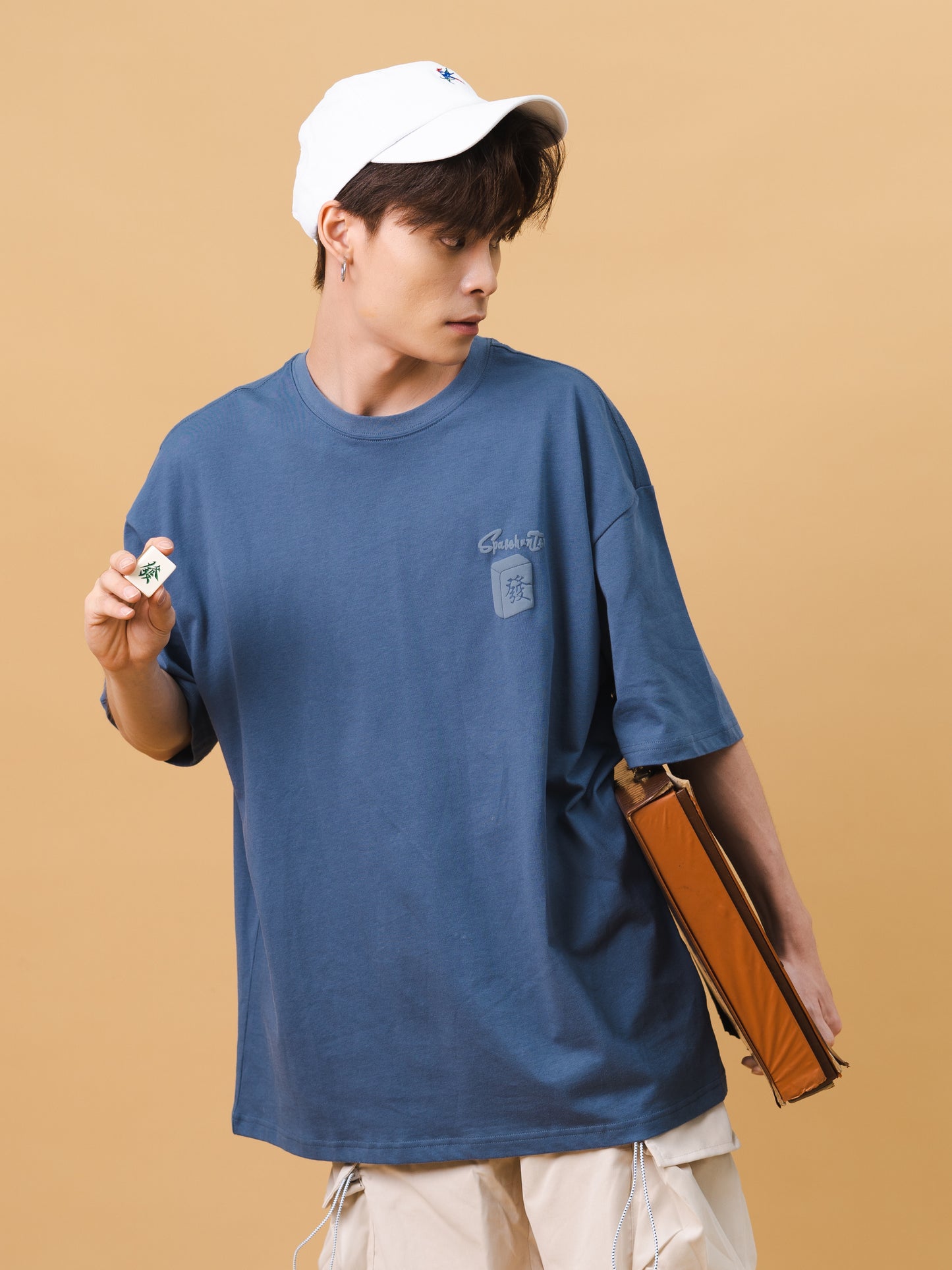 Mahjong Poker Oversized Tee (In-Stock)