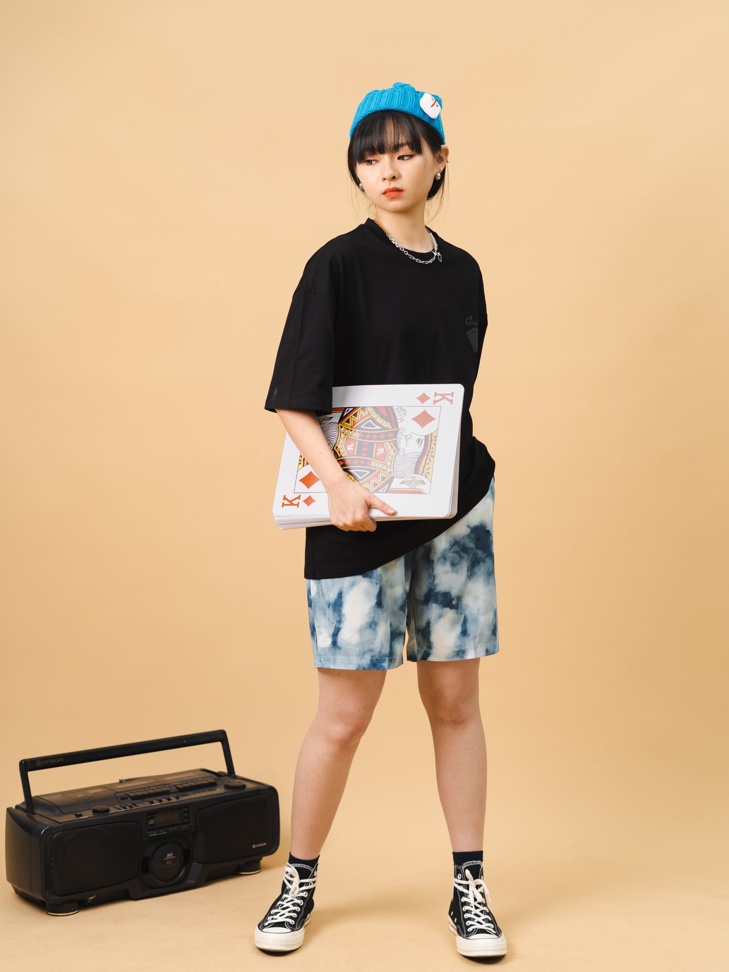 Mahjong Poker Oversized Tee (In-Stock)