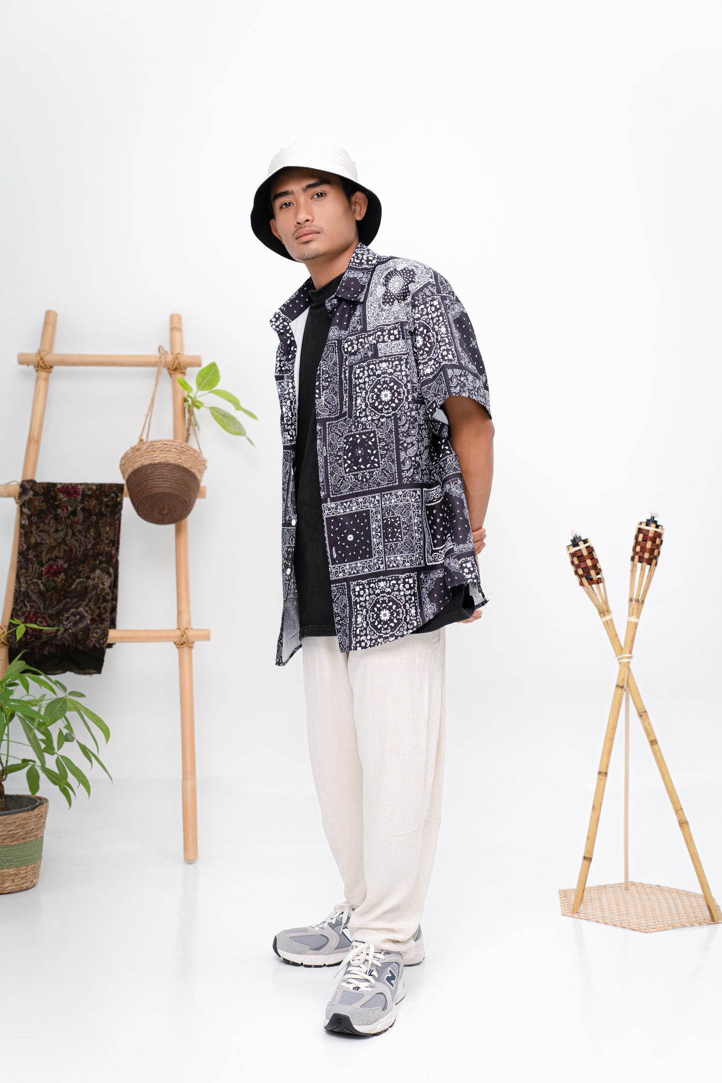 Qawi Polo Shirt in Black