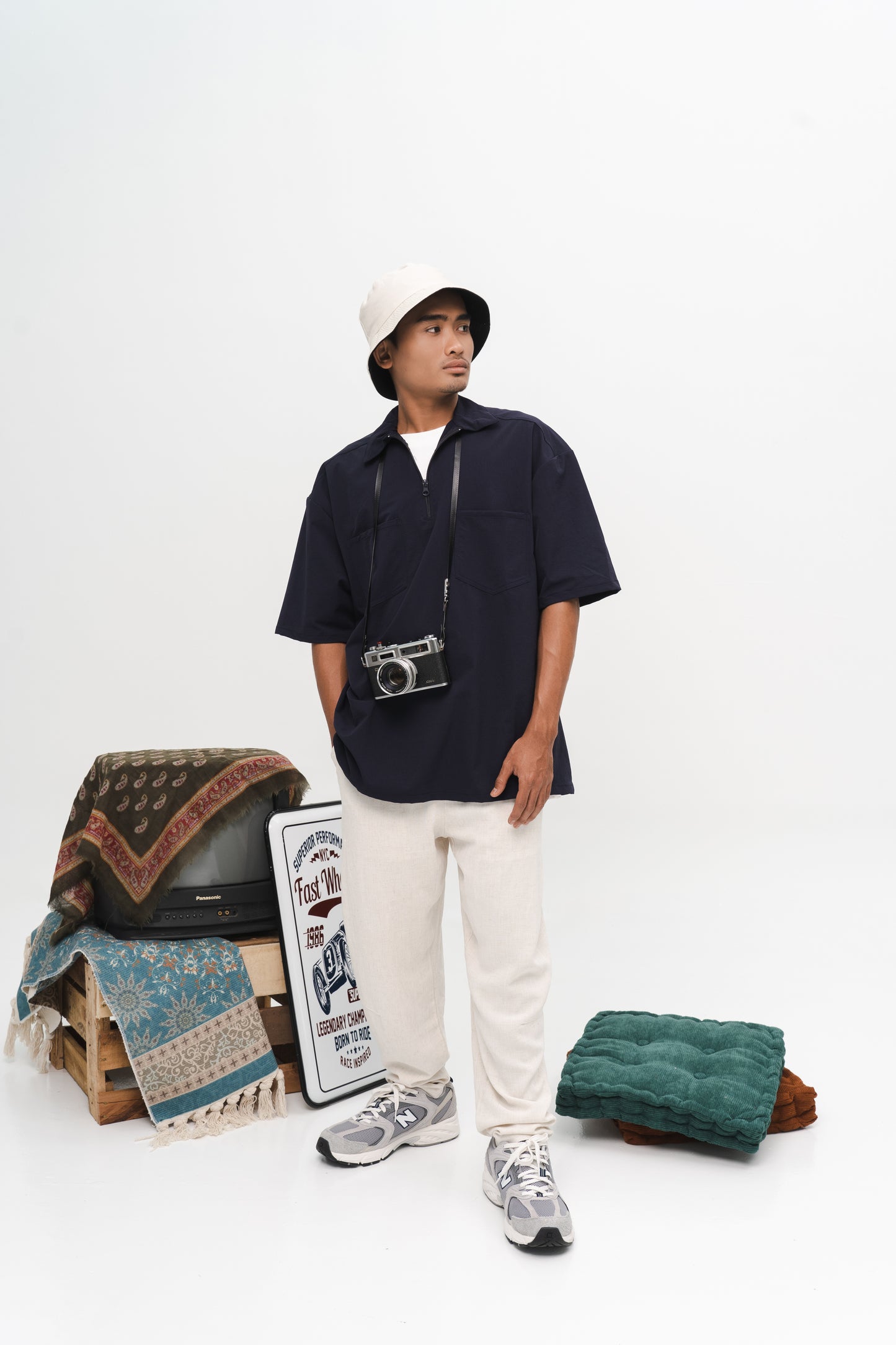 Cargo Loose Fit Overshirt