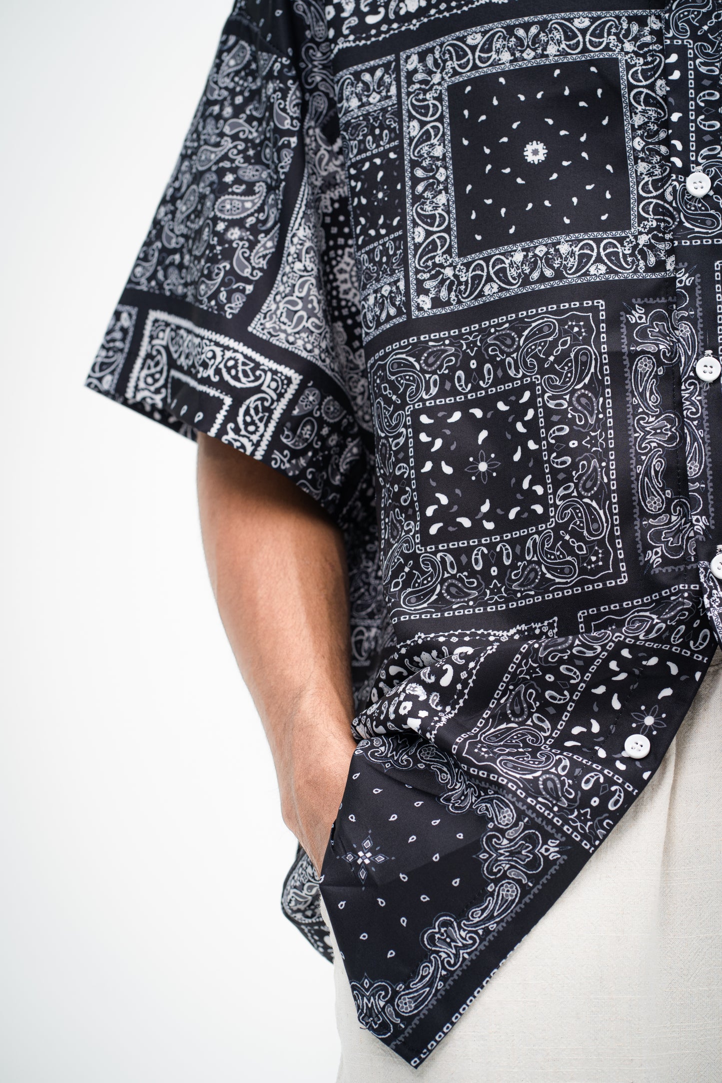 Qawi Polo Shirt in Black