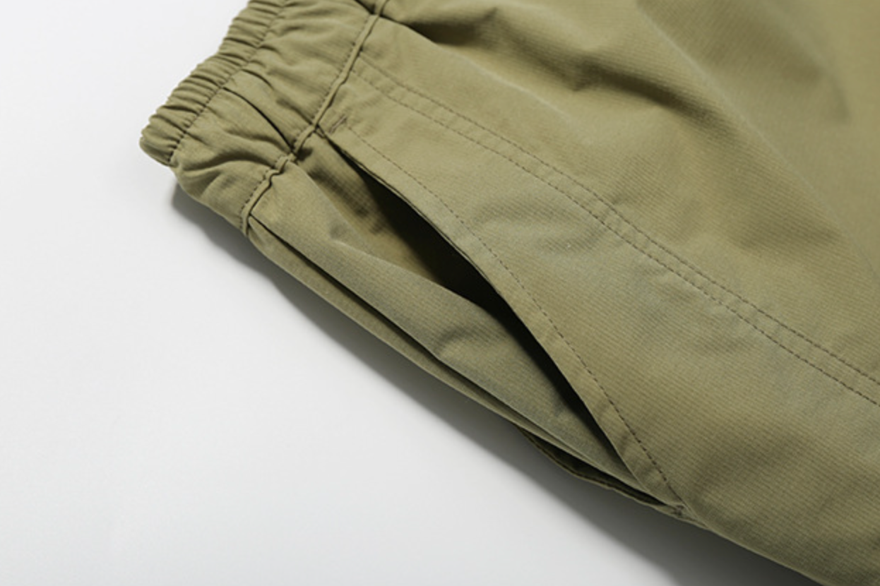 Zipper Cargo Shorts