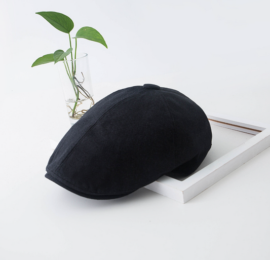 Casual Beret Hats in Black (Pre-Order)