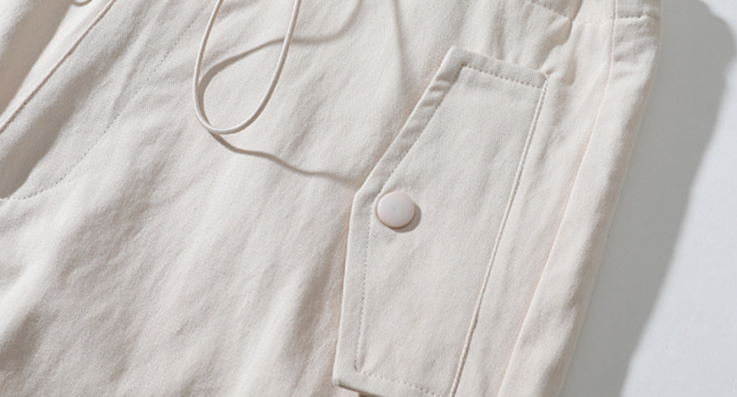 Elastic Cargo Pants