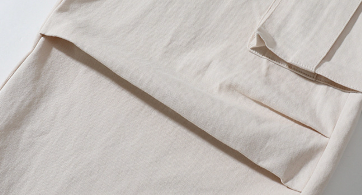 Elastic Cargo Pants