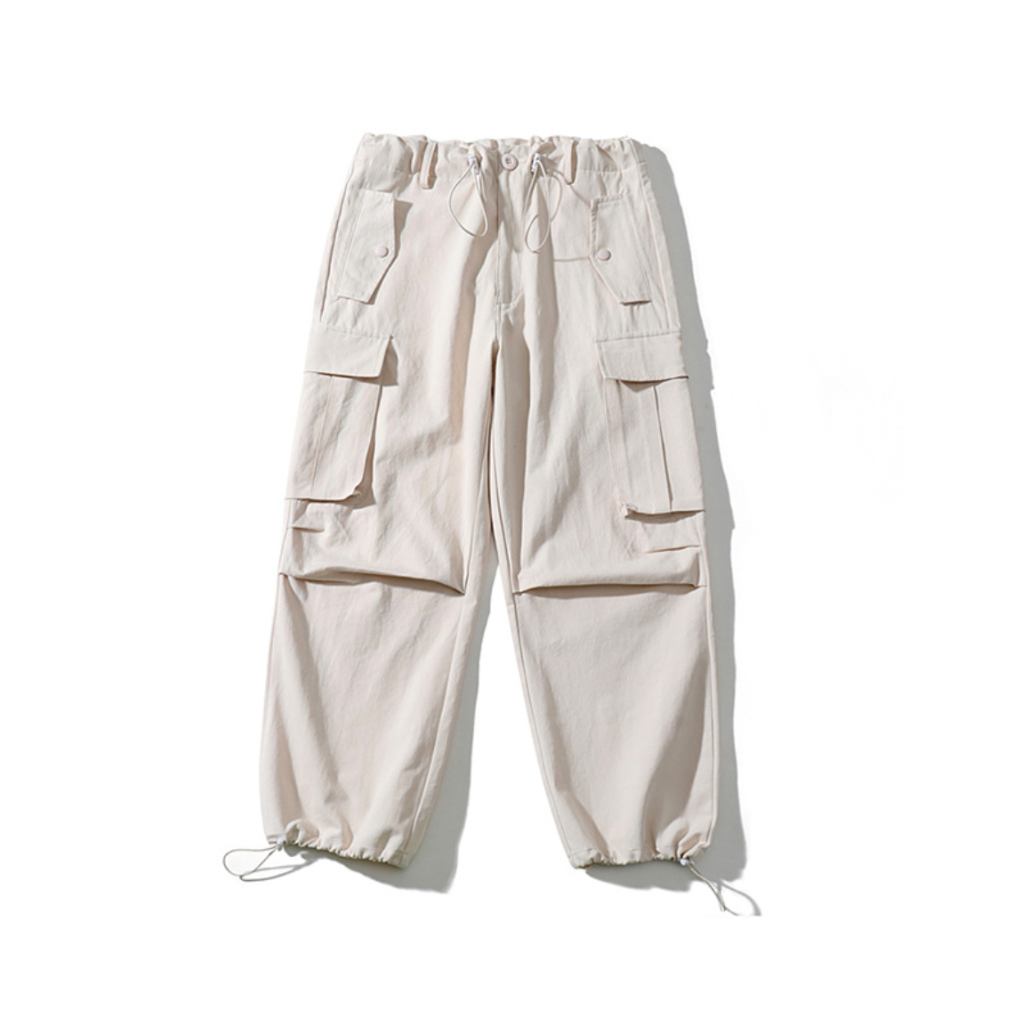 Elastic Cargo Pants