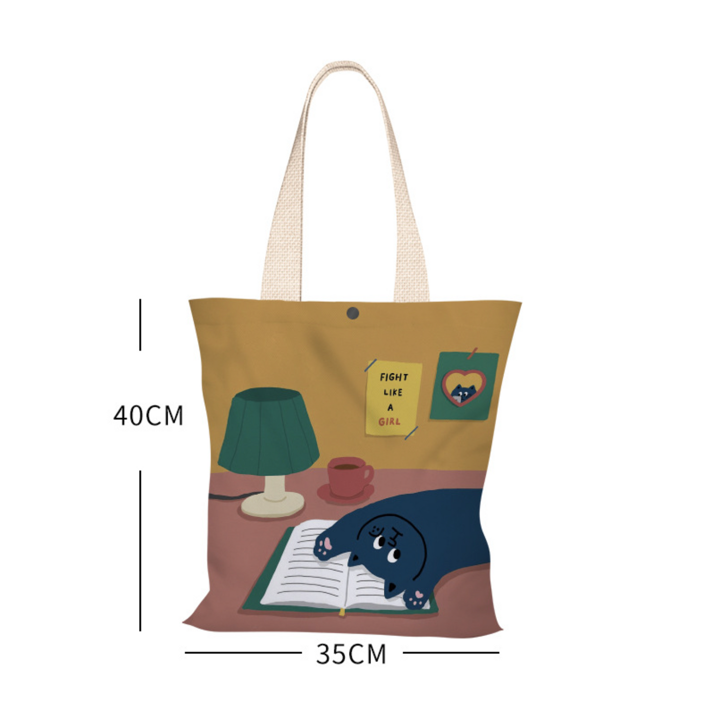 Lazy Cat Canvas Bag (Pre-Order)