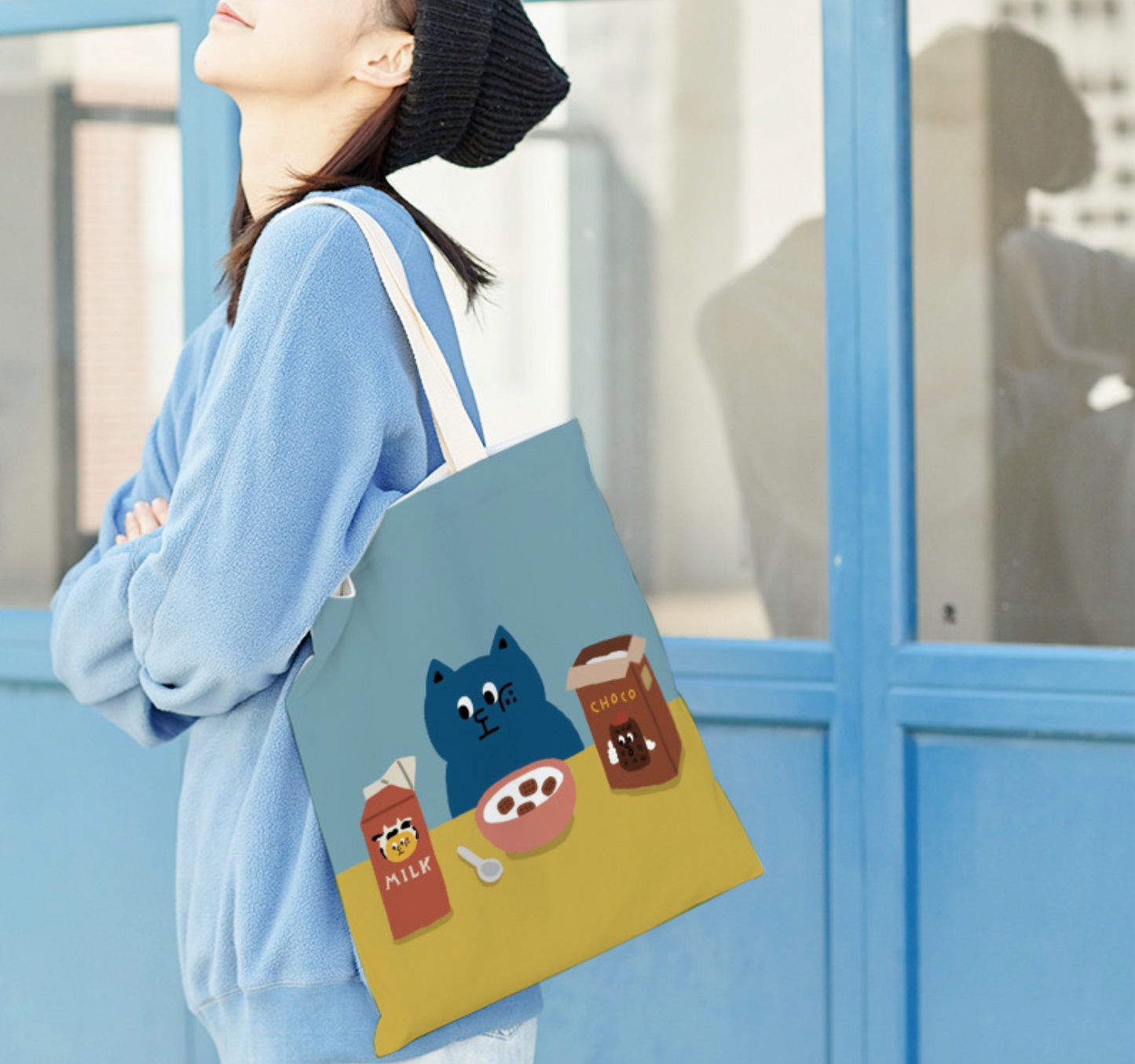 Hungry Cat Canvas Bag (Pre-Order)