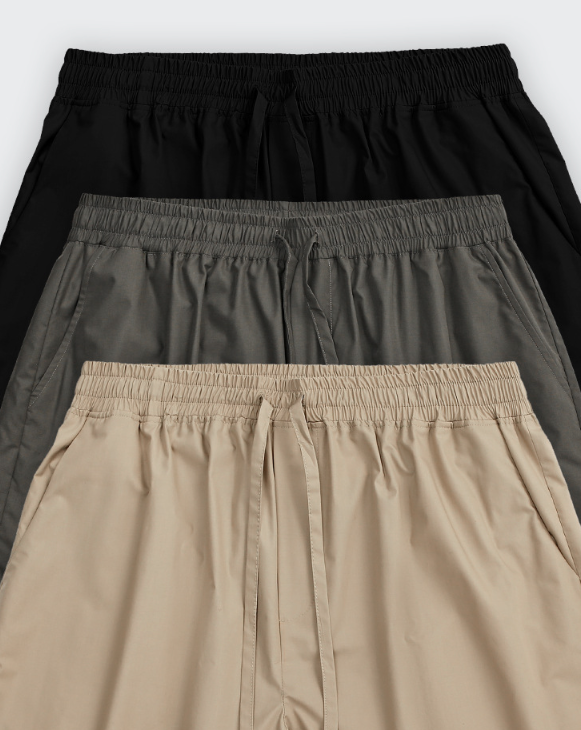 Drawstring Cargo Relaxed Shorts
