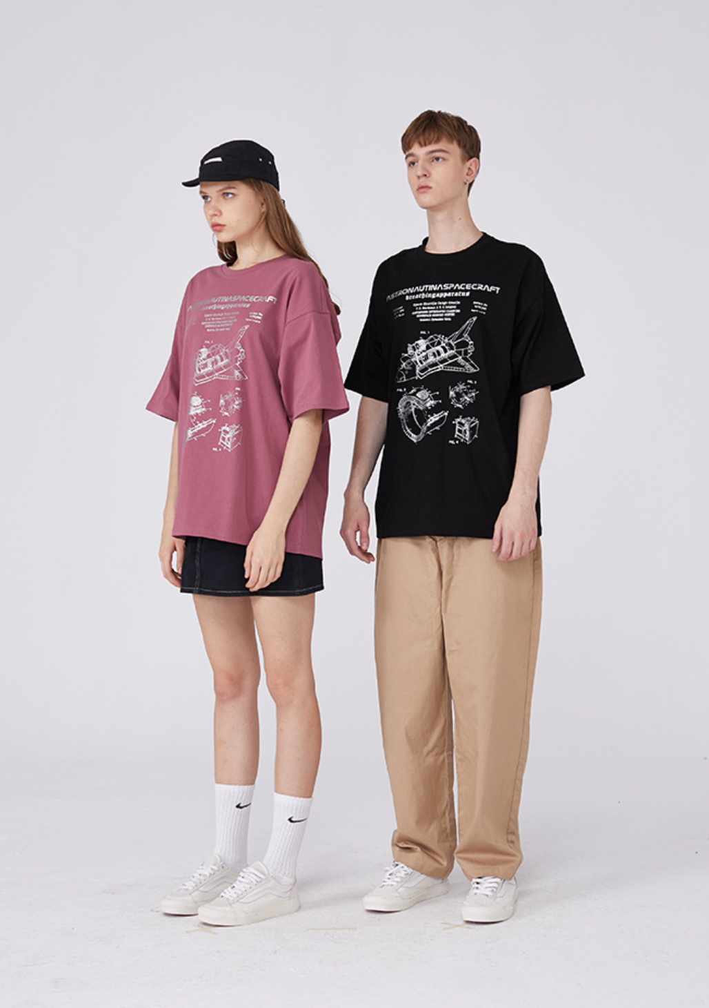 Spacecraft Graphic Oversized Tee