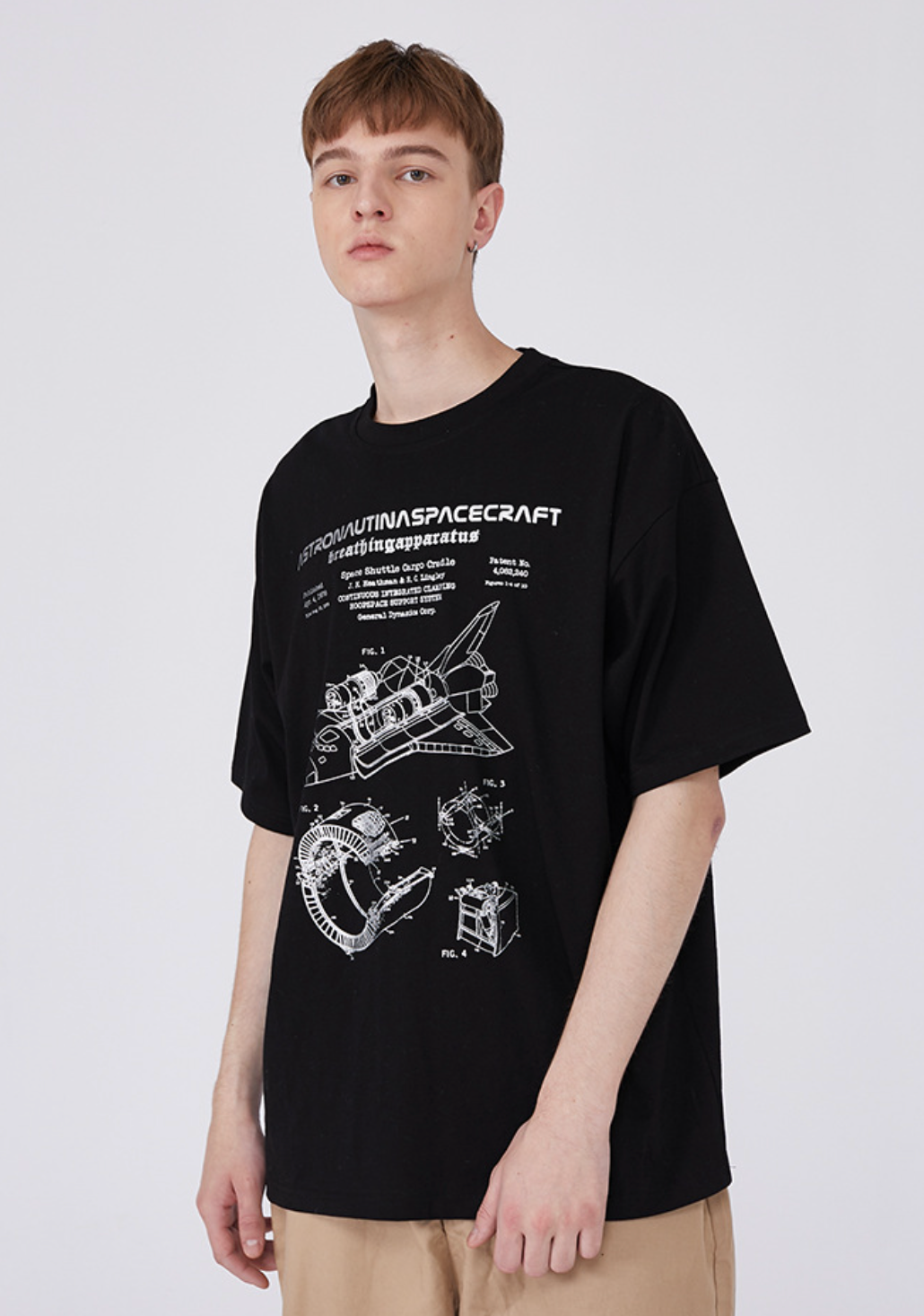 Spacecraft Graphic Oversized Tee