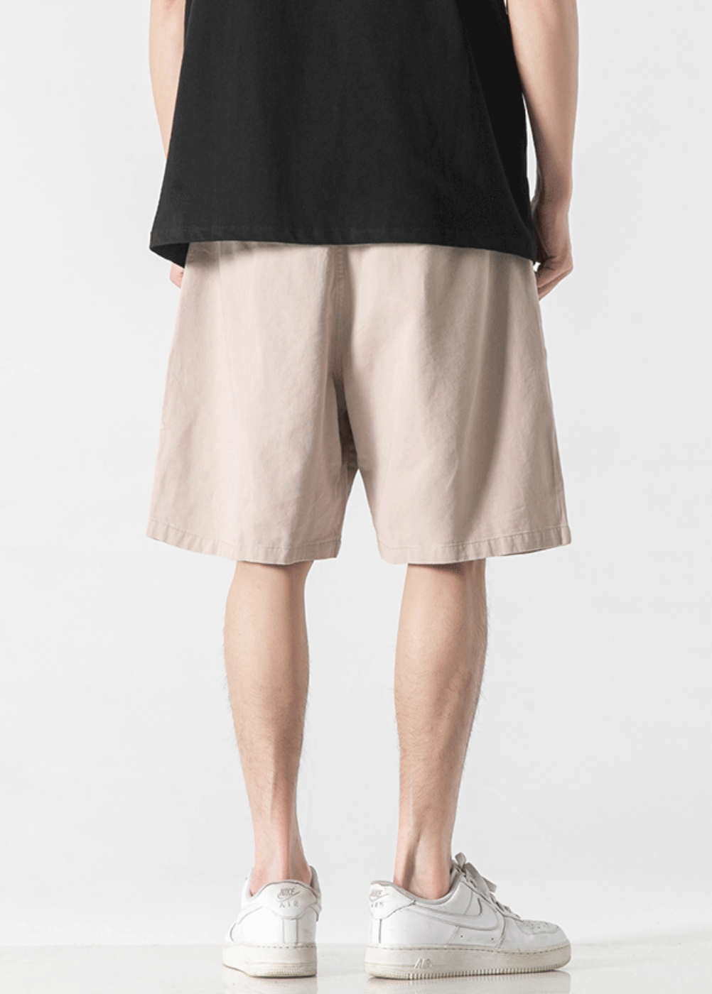 Casual Cotton Pants in Beige