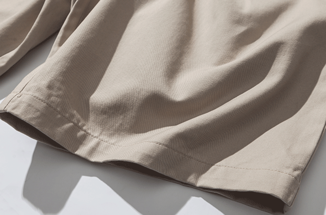 Casual Cotton Pants in Beige
