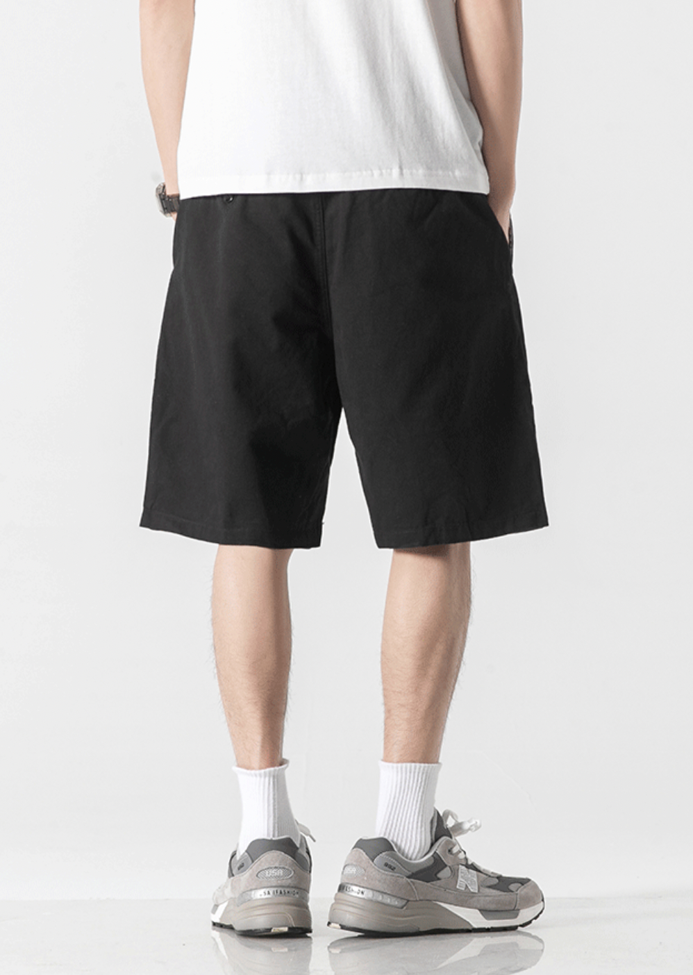 Casual Cotton Pants in Black