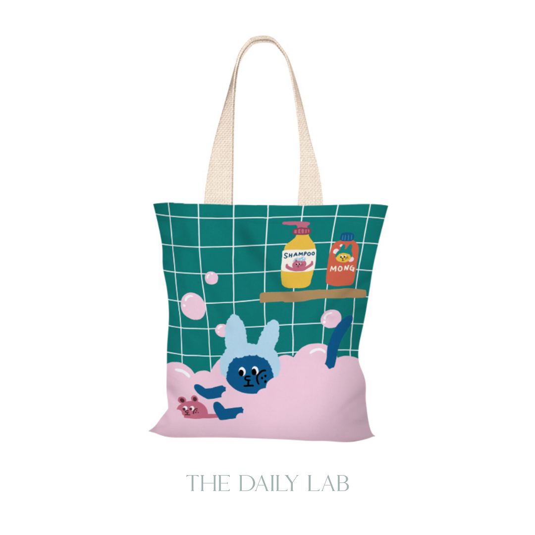 Bathing Cat Canvas Bag (Pre-Order)