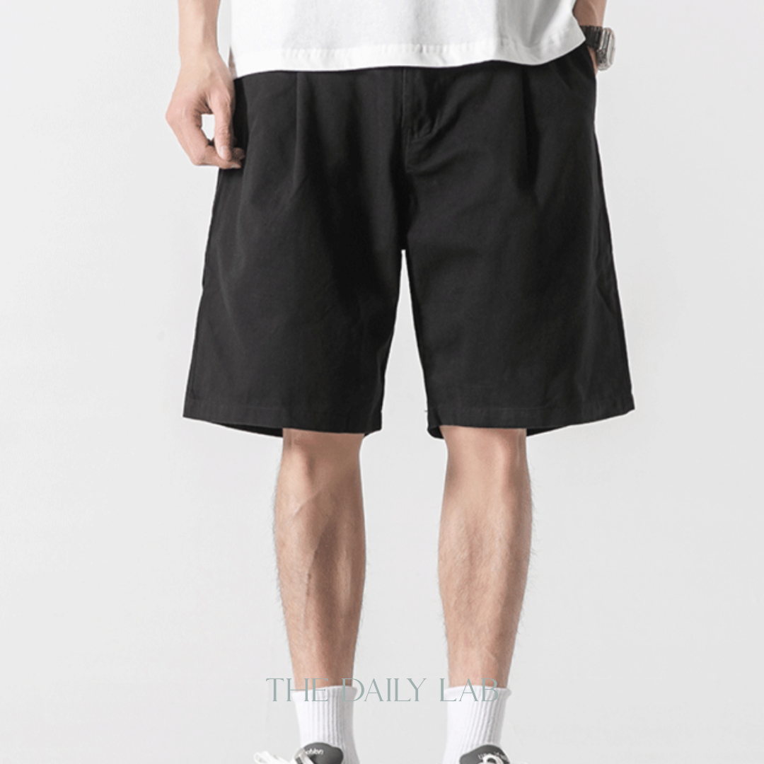 Casual Cotton Pants in Black