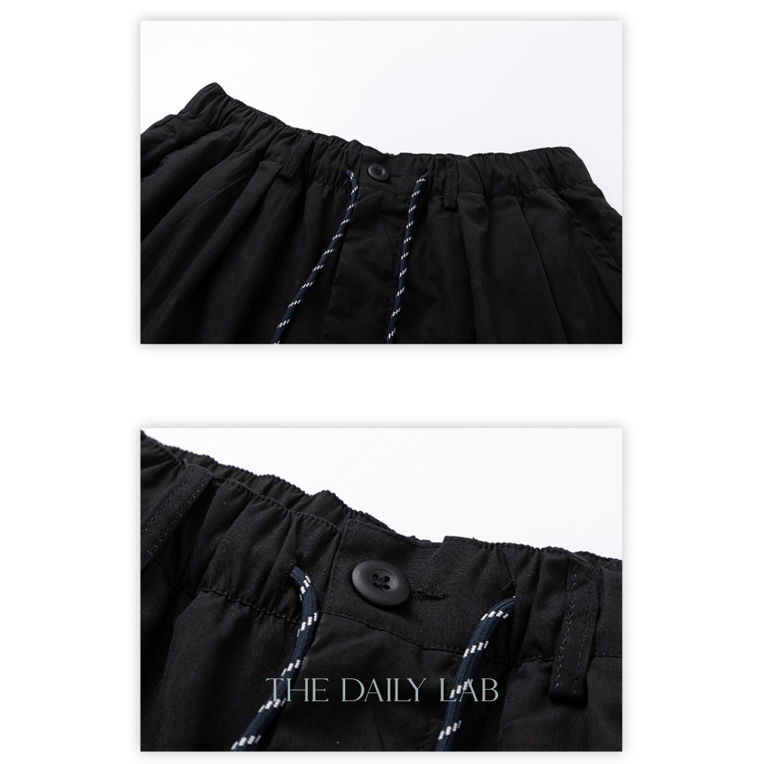 Drawstring Straight Pants