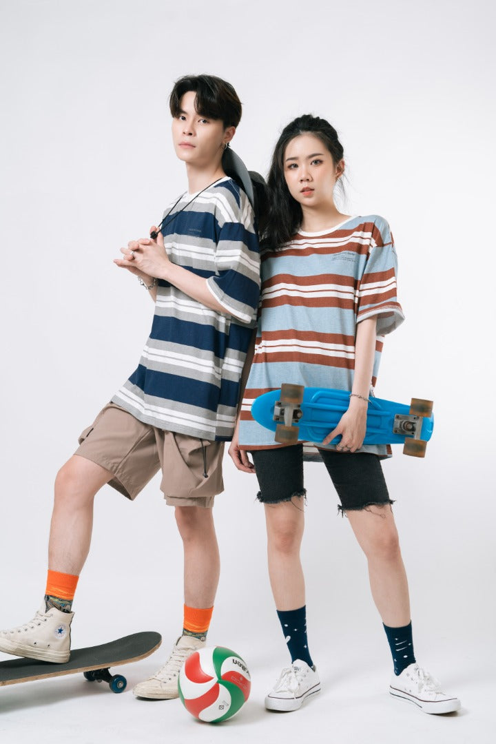 Senseless Oversized Striped Tee