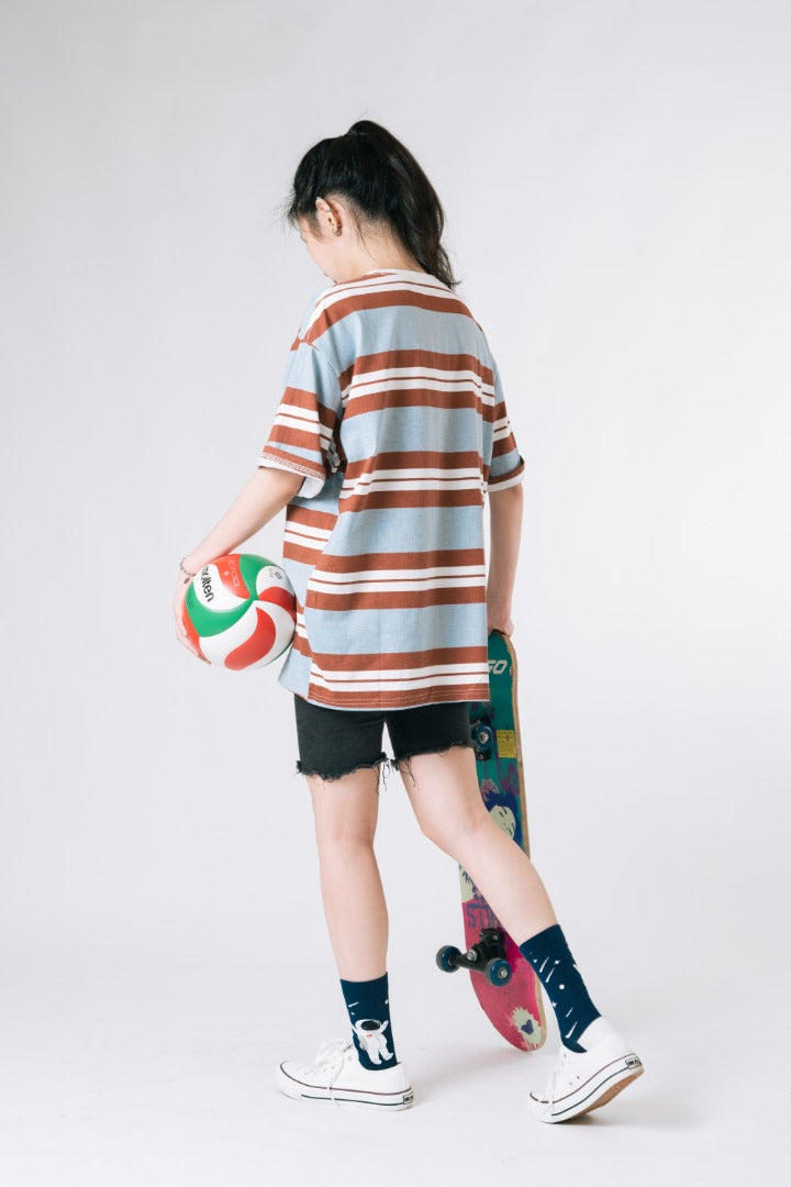 Senseless Oversized Striped Tee
