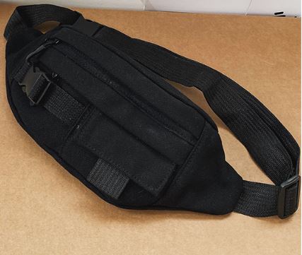 Black Canvas Bum Bag (Pre-Order)