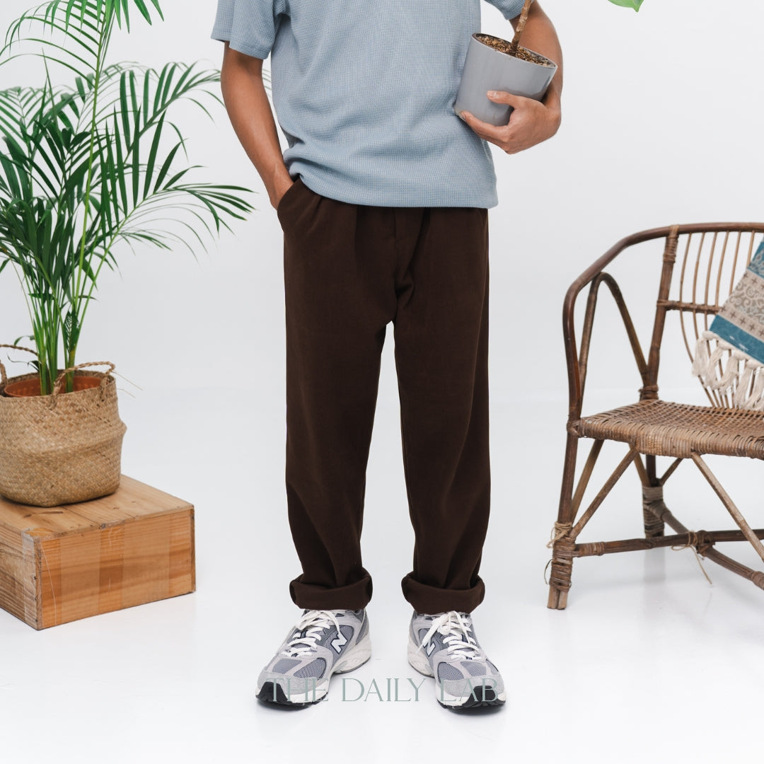 Woolen Retro Long Pants
