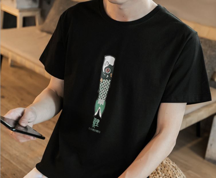 Dope Fish Tee in Black