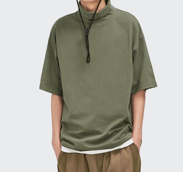 High Neck Oversized Tee