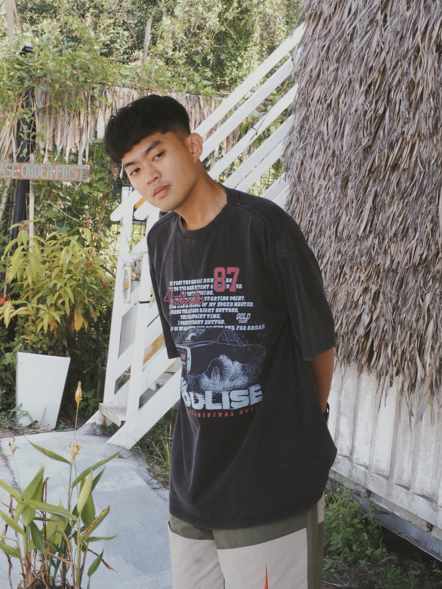 Vintage Car Oversized Tee