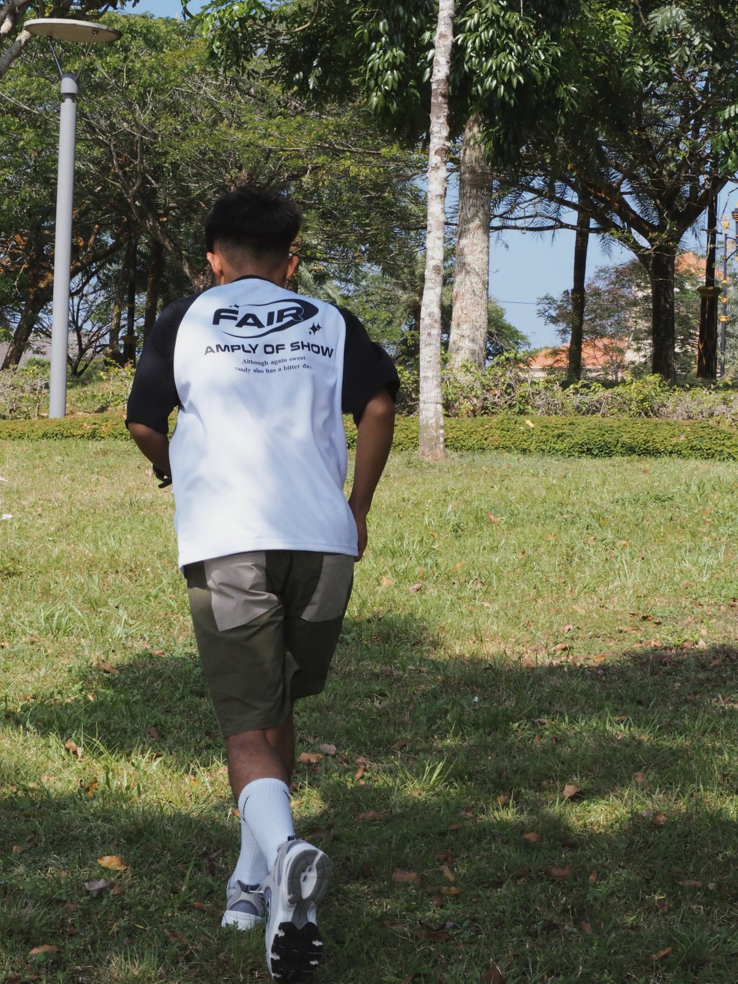 Dual-Tone Straight Shorts