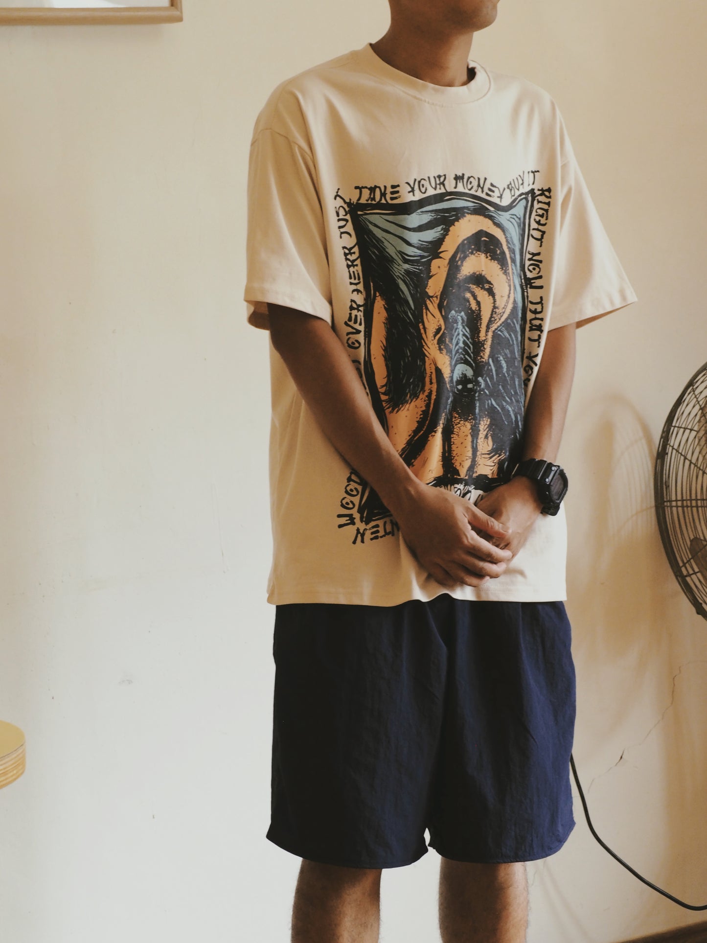 Ear Skeleton Oversized Tee