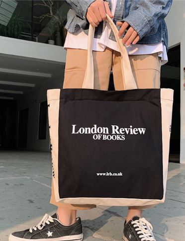 LBR Canvas Tote Bag in Black (Pre-Order)