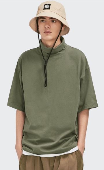 High Neck Oversized Tee