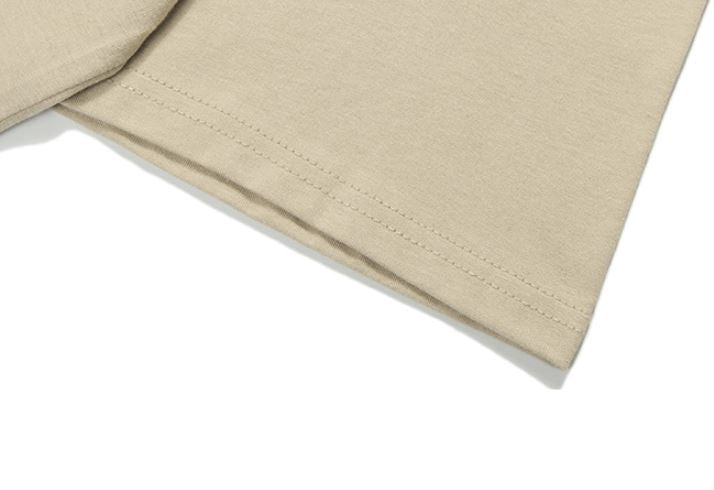 Oversized Cats Tee in Beige