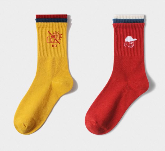White Hat Quarter Socks (Pre-Order)