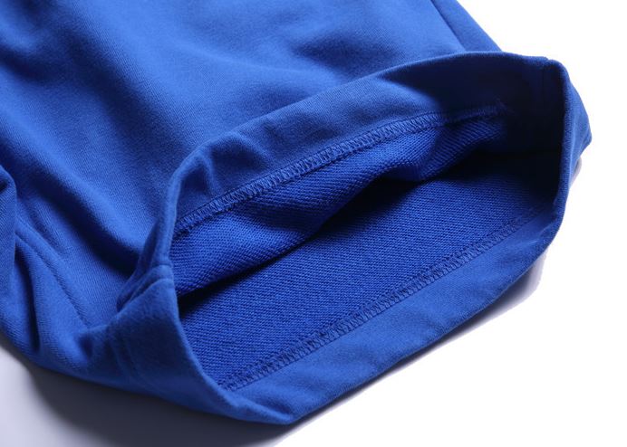 Cotton Drawstring Shorts in Blue