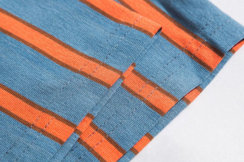 Overload Striped Tee in Blue