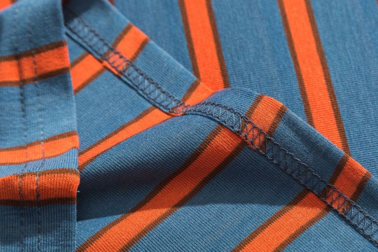 Overload Striped Tee in Blue