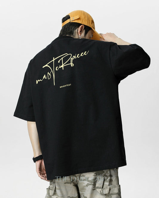 Masterpiece Vintage Cotton Tee in Black