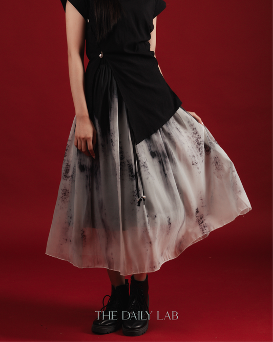 Ombre Aura Maxi Skirt