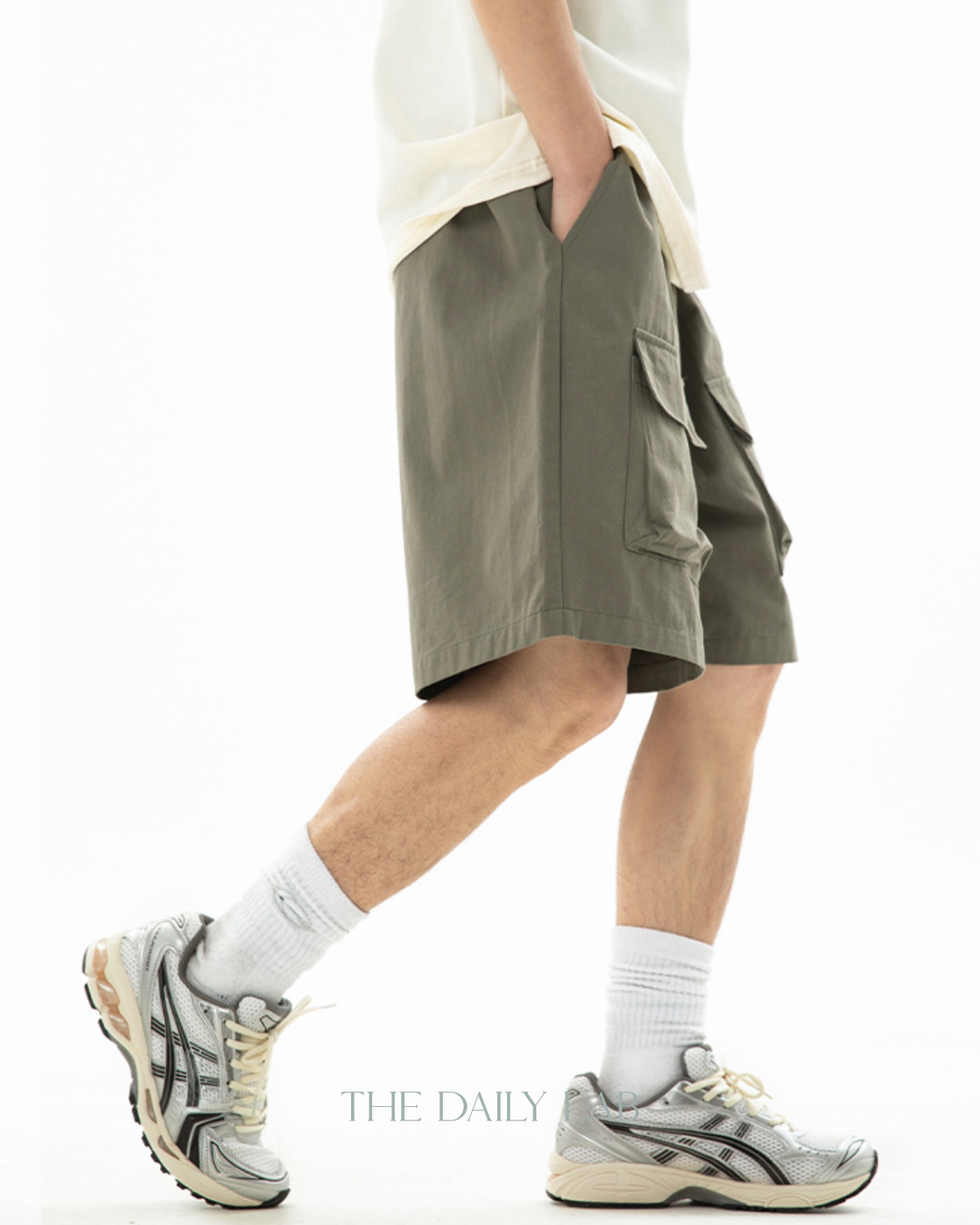 Cargo Vintage Shorts in Green