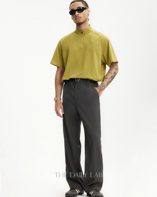 Elevate Drape Pants in Dark Grey