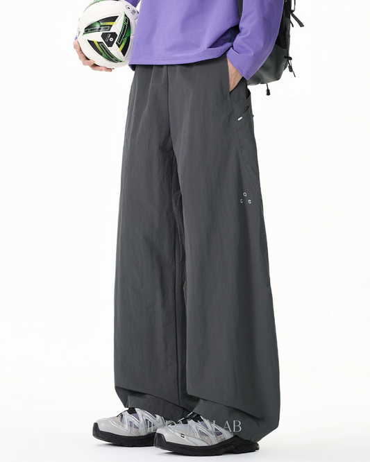 Japanese Functional Casual Cargo Pants in Grey
