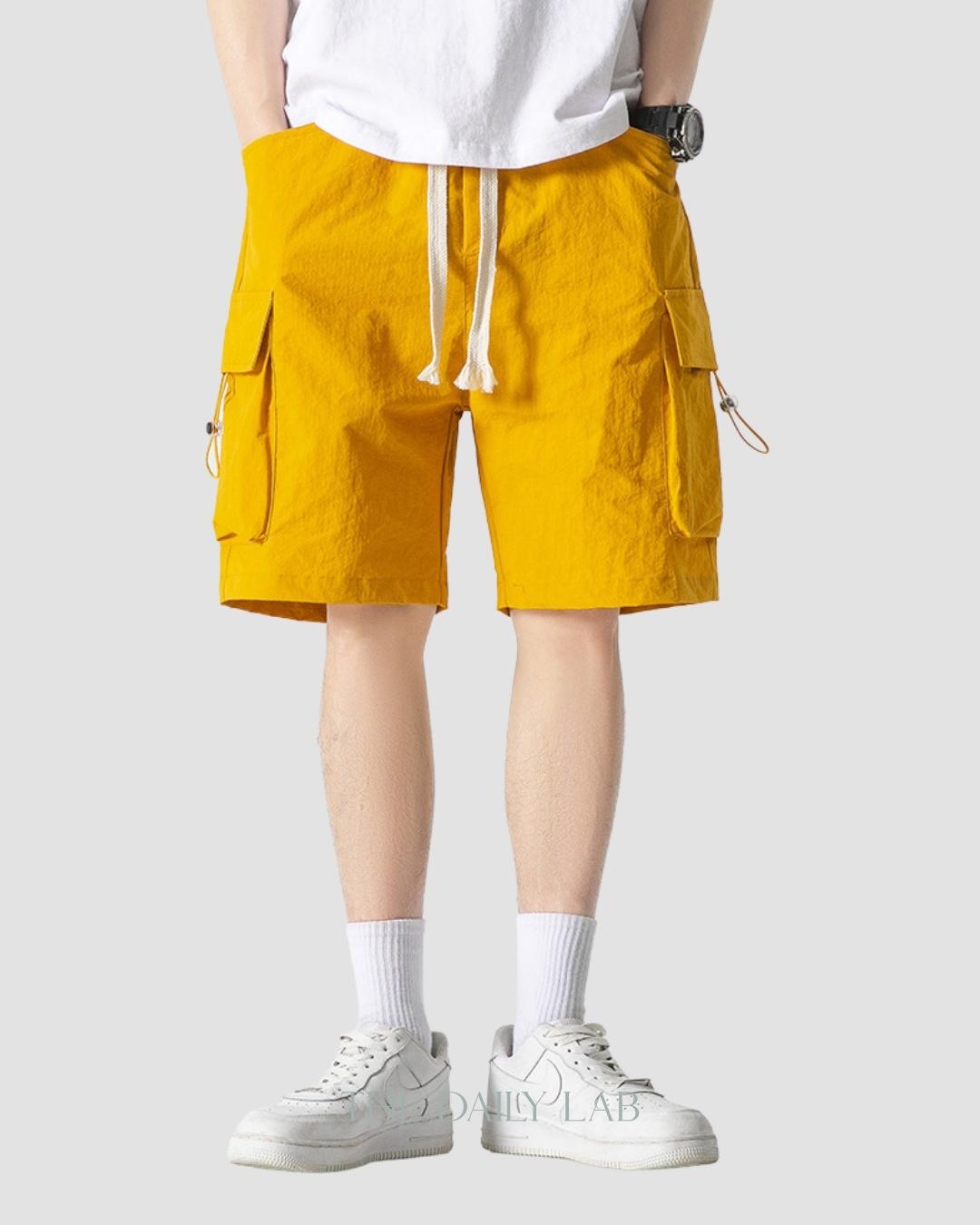 CoolMax Quick-Dry Utility Shorts in Yellow