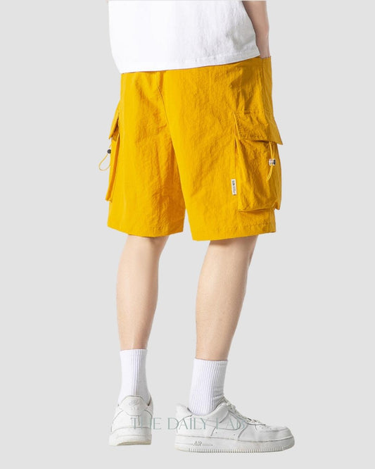 CoolMax Quick-Dry Utility Shorts in Yellow