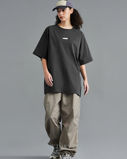 WAKE Polyester Tee in Dark Grey