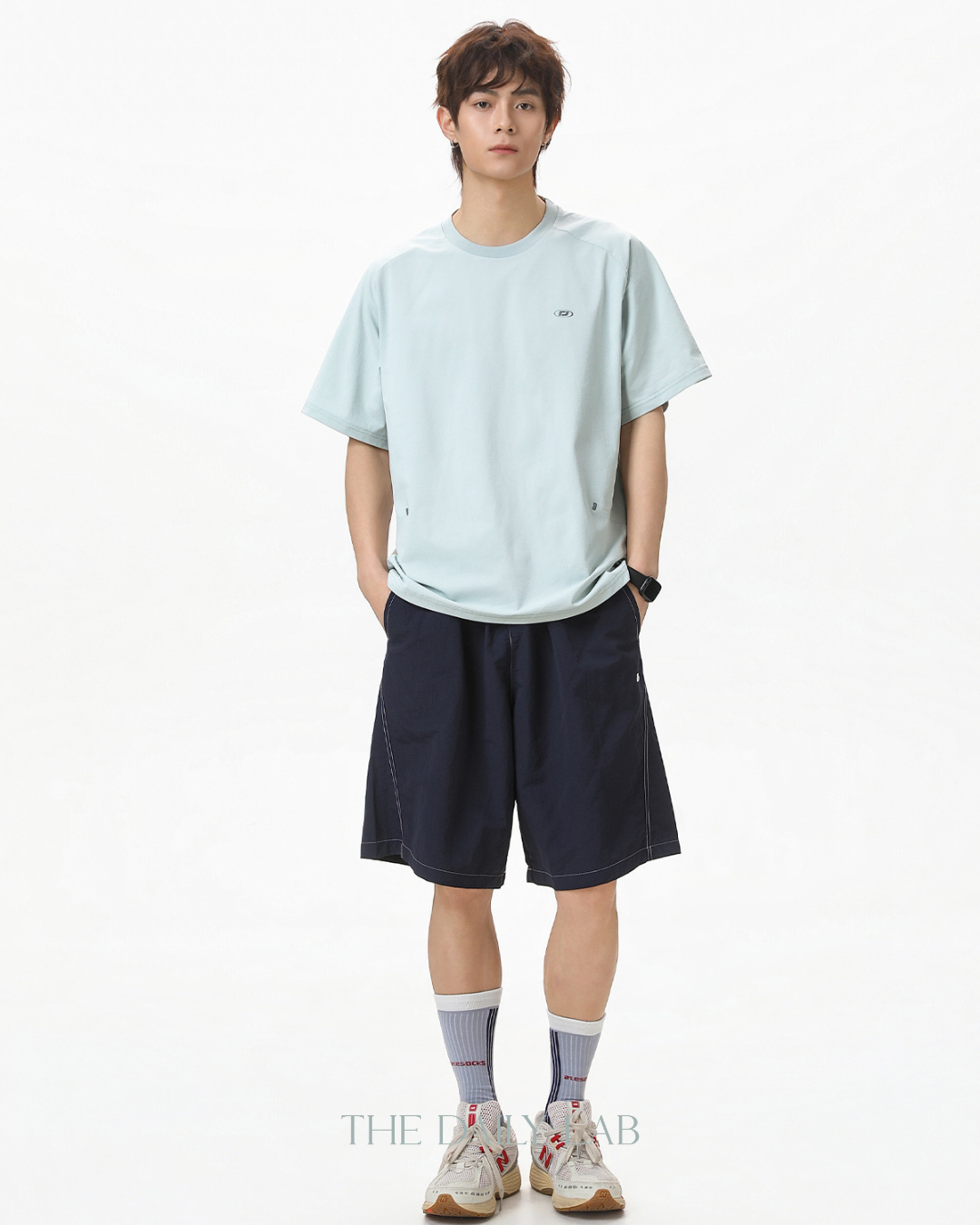 Lost Reality Air Flow Tee in Tiffany Blue