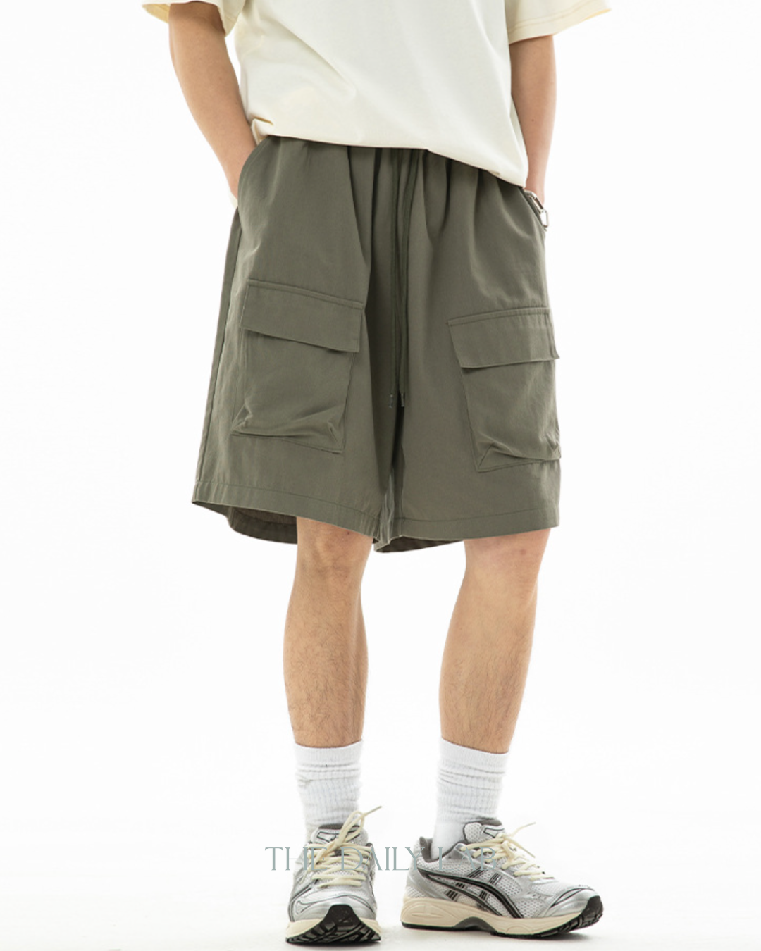 Cargo Vintage Shorts in Green