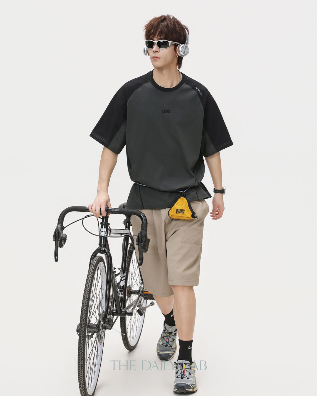 Get Real City Court Tee in Dark Grey