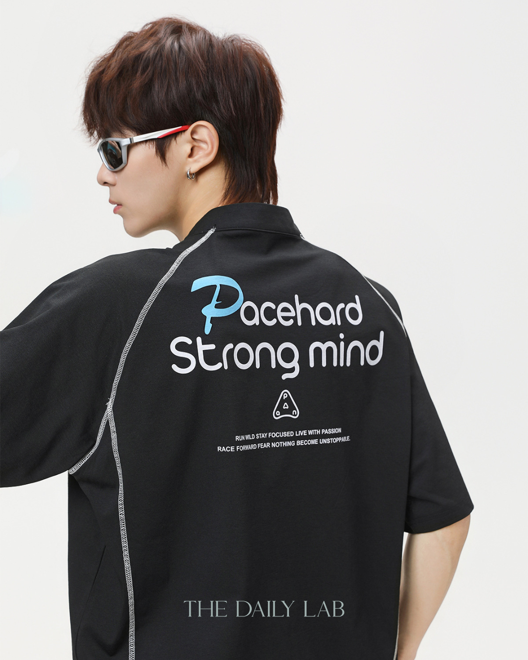Pacehard Half-Zip Tee in Black