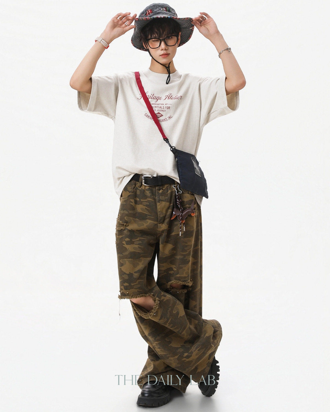 Heritage Atelier Graphic Tee in Oatmeal
